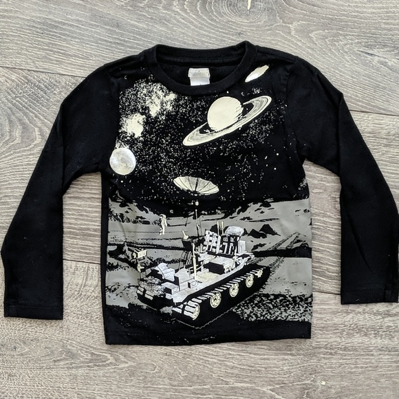 CrewCuts Toddler Space Exploration Long-sleeve Tee - Picture 1 of 3